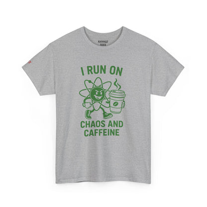 Caffeine Chaos Tee - Fun Unisex Shirt for Coffee Lovers