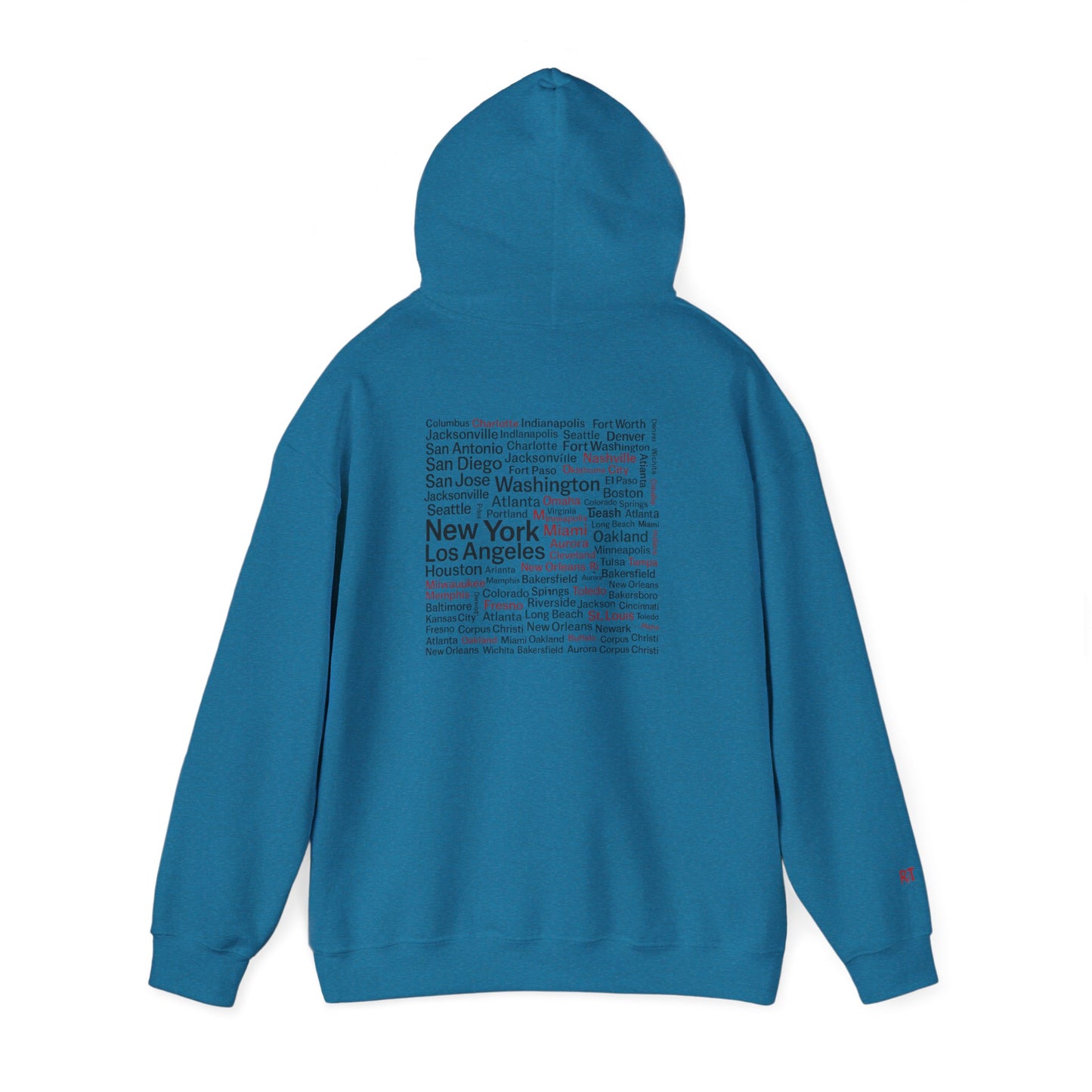 Unisex Hoodie - Rediscover the U.S. - Cozy Travel Apparel for Adventurers, Perfect for Gifts, Casual Wear, Explore America, Travel Memories