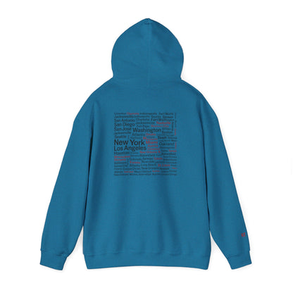 Unisex Hoodie - Rediscover the U.S. - Cozy Travel Apparel for Adventurers, Perfect for Gifts, Casual Wear, Explore America, Travel Memories