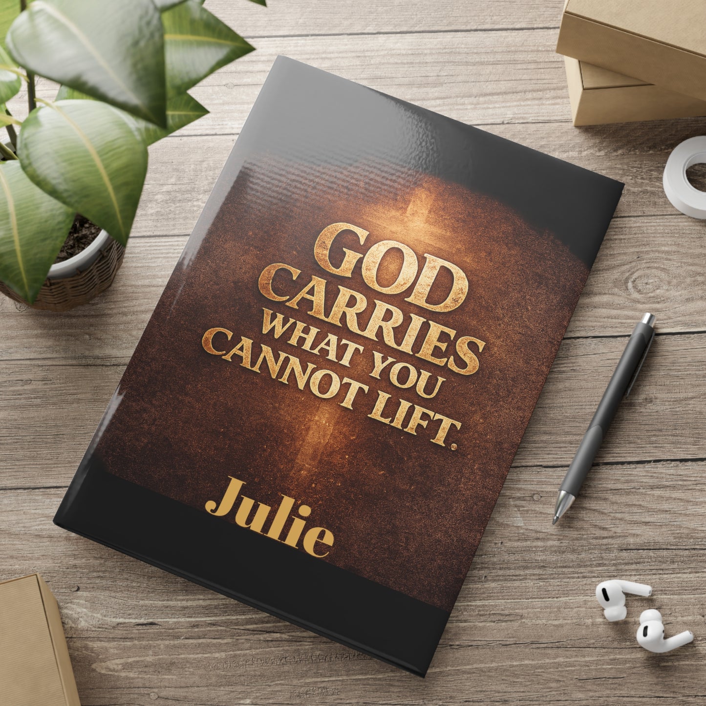 "God Carries What You Cannot Lift" Christian Journal