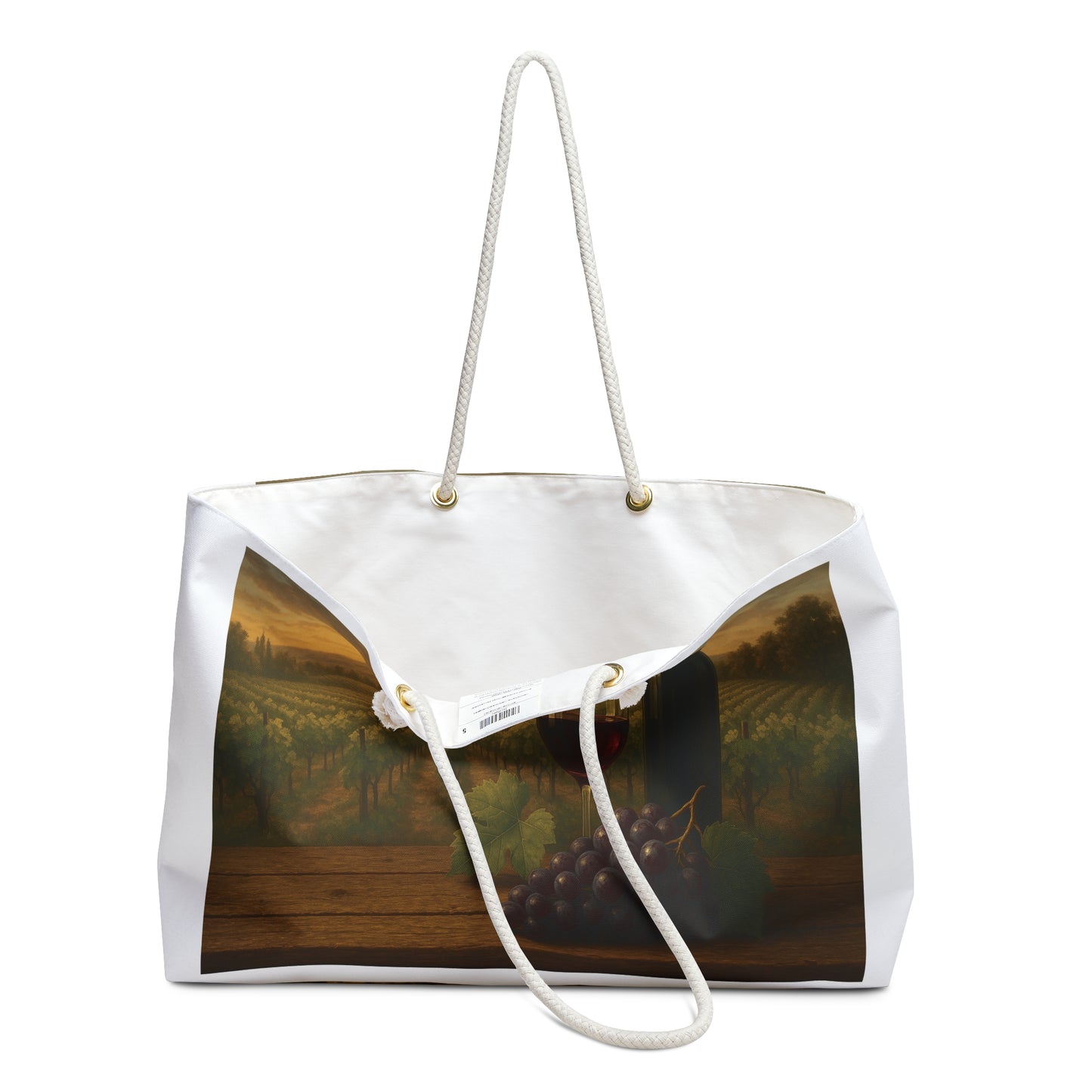 Wine-Themed Weekender Bag