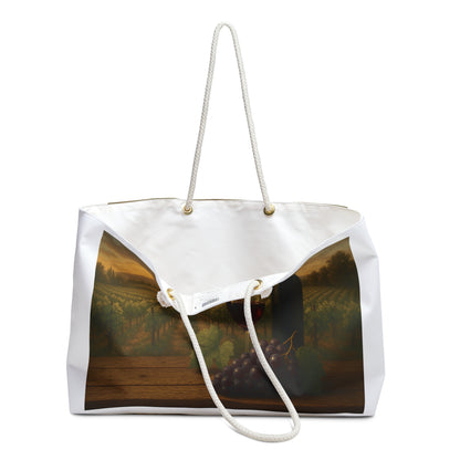 Wine-Themed Weekender Bag