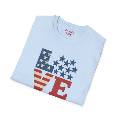 Soft Unisex Freedom & Love Graphic Tee | Gift & Daily Wear