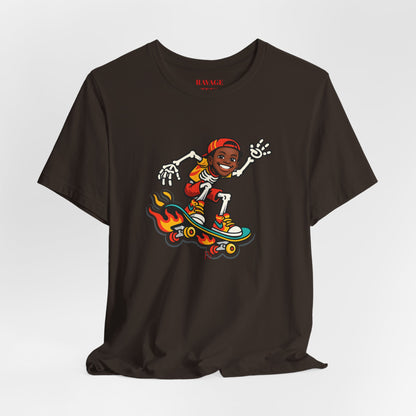 Skateboard Skeleton Tee