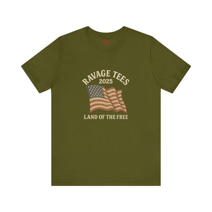 RaVage Vintage Tee: "Land of the Free"