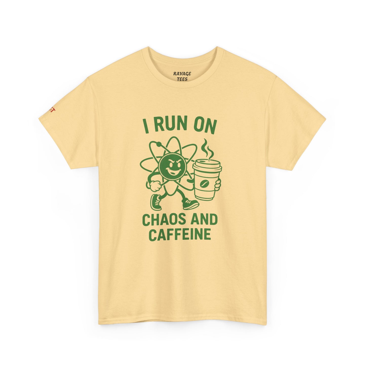 Caffeine Chaos Tee - Fun Unisex Shirt for Coffee Lovers