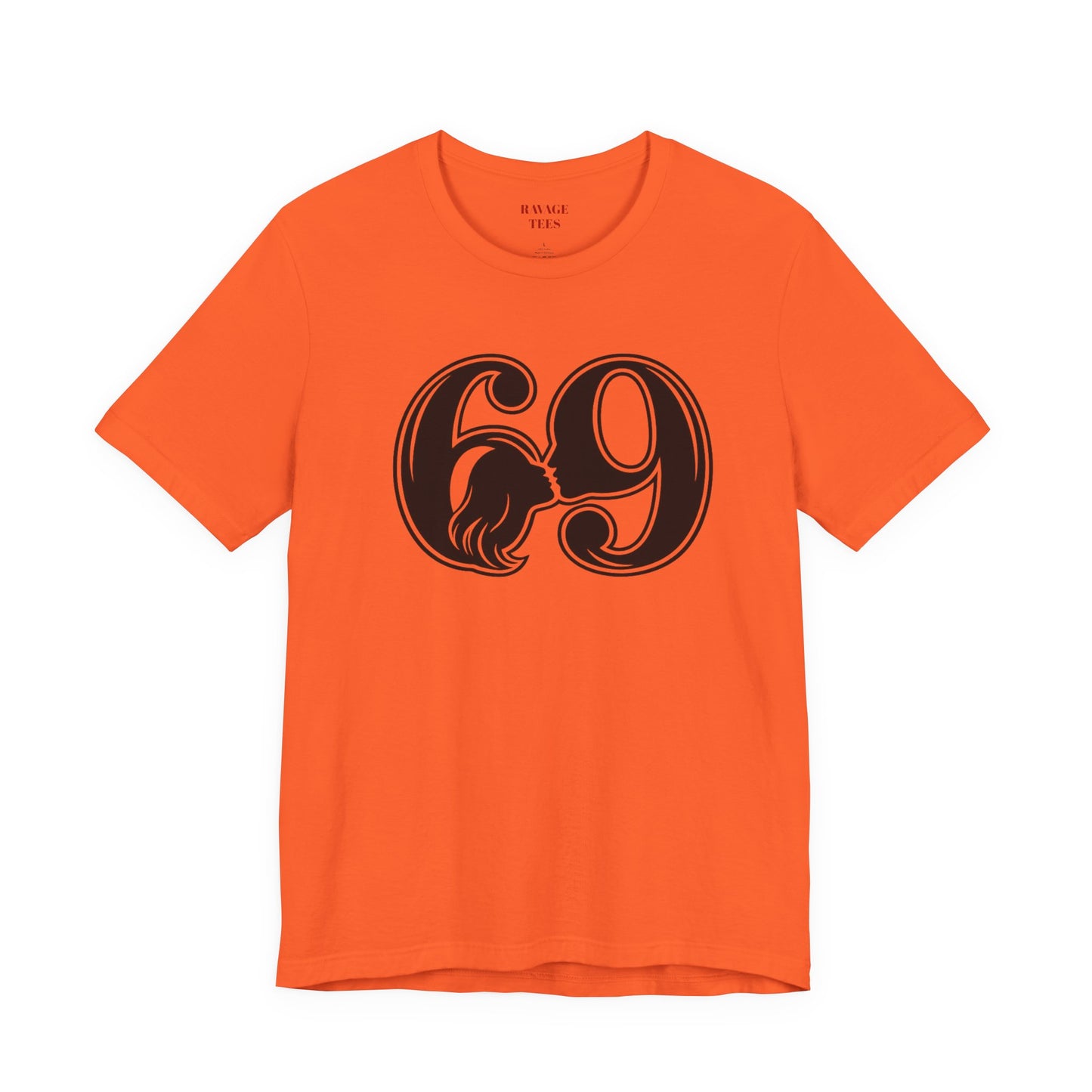 69 Retro Swirl Number Tee