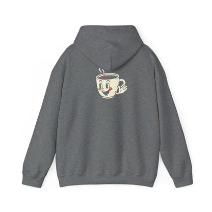 Caffeine Lover's Cozy Hoodie - Unisex Heavy Blend, Gifts for Coffee Enthusiasts, Comfy Sweater for All Occasions, Cute, Fun Design