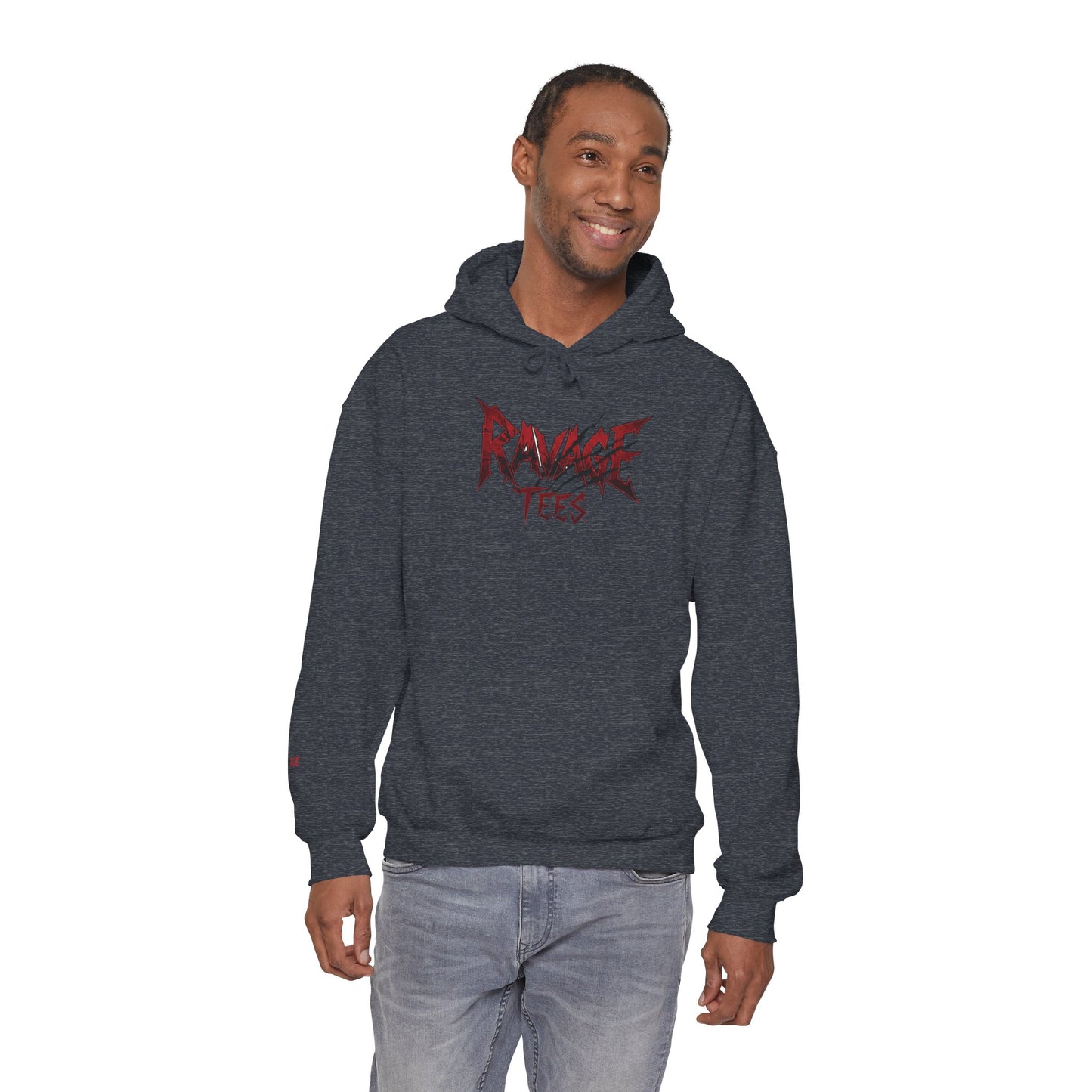 Black Tiger & Rose Graphic Hoodie