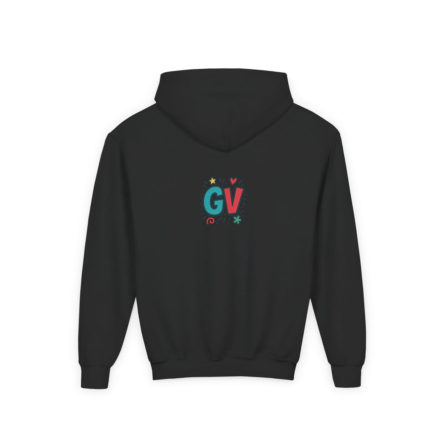 Kids Good Vibes Hoodie – Fun Graphic Sweatshirt with Positive Message, Cozy Casual Outfit, Birthday Gift for Children