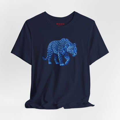 Blue Leopard Graphic Tee
