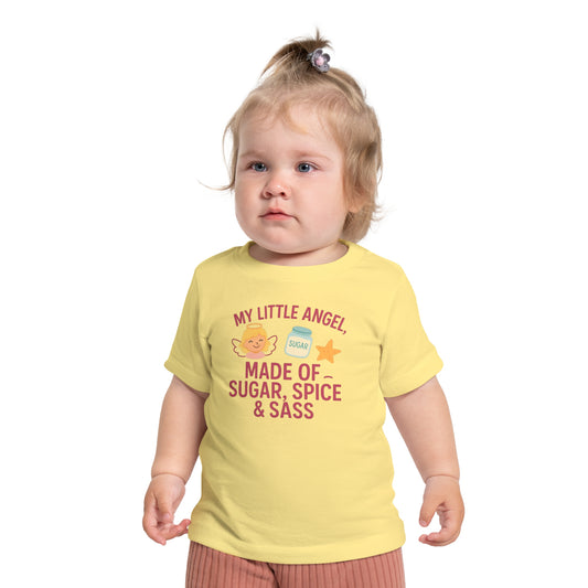Sugar, Spice & Sass Baby T-Shirt, Cute Baby Shirt, Infant Tee, Baby Shower Gift, Toddler T-Shirt, Girl's Birthday Outfit