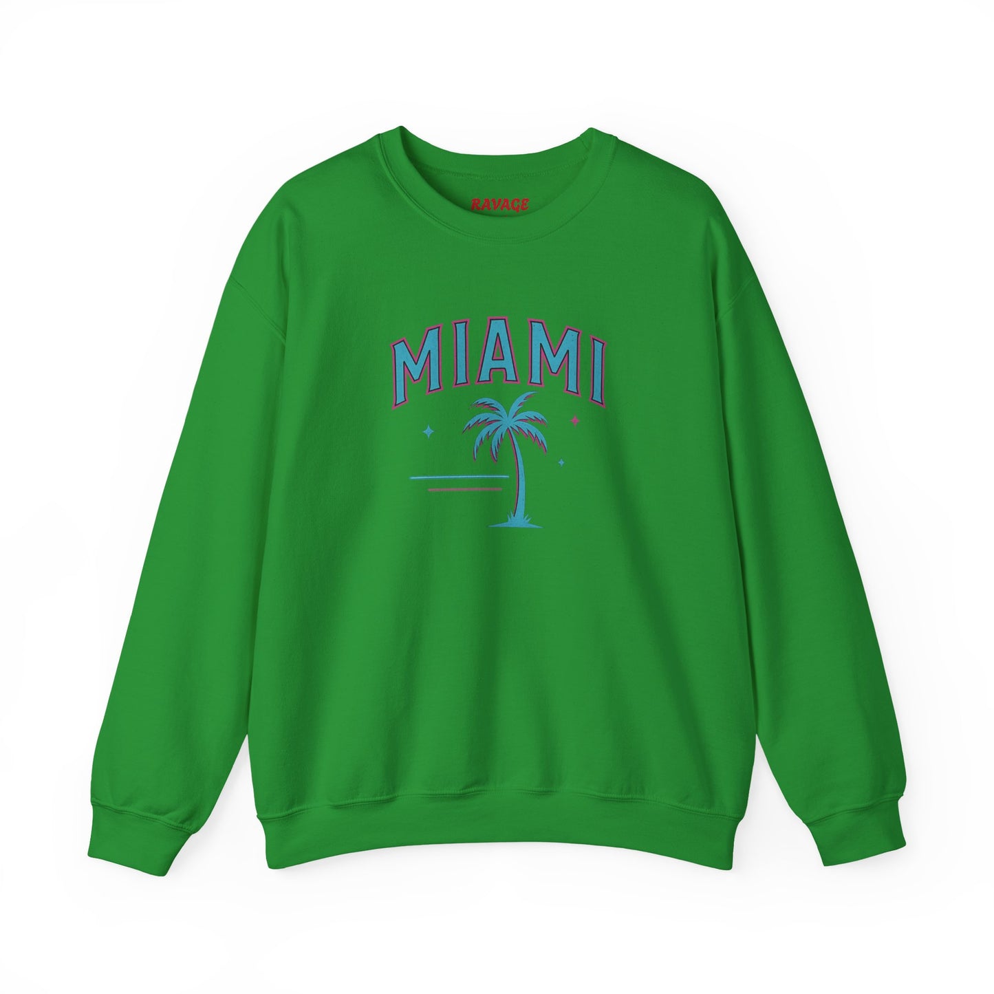 RAVAGE Miami City Vibe Unisex Crewneck Sweatshirt