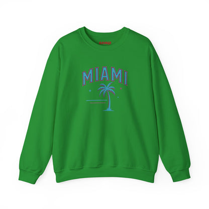 RAVAGE Miami City Vibe Unisex Crewneck Sweatshirt