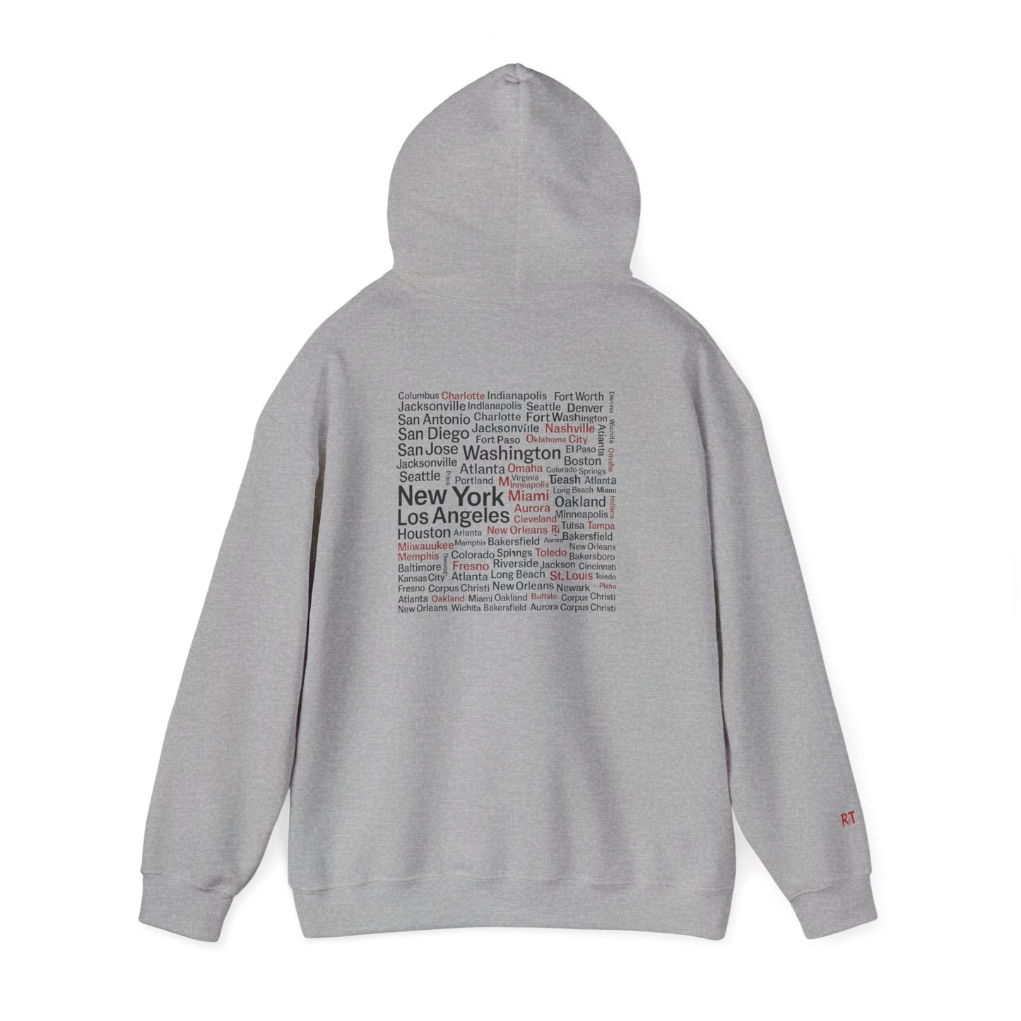 Unisex Hoodie - Rediscover the U.S. - Cozy Travel Apparel for Adventurers, Perfect for Gifts, Casual Wear, Explore America, Travel Memories