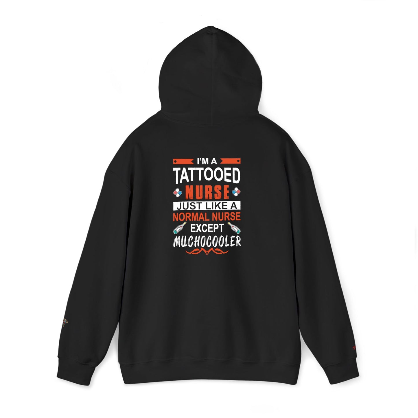 Tattooed Nurse Tee - Unisex Cotton Hoodie for Medical Professionals, Gifts for Nurses, Nurse Appreciation, Medical Humor Tee, Fun [...]