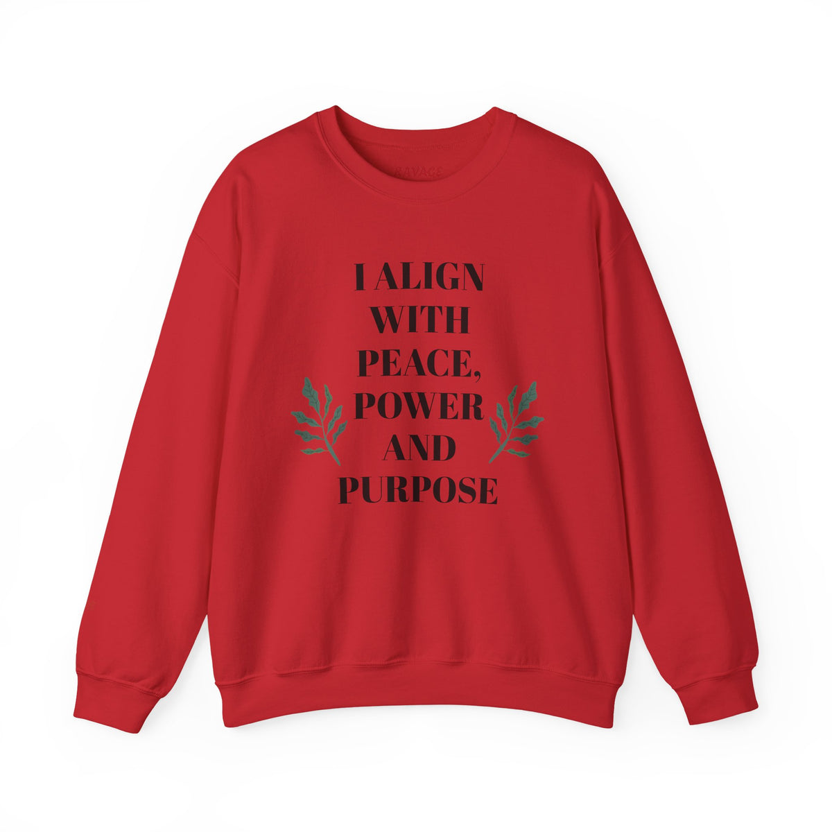 ZEN Mindful Power Crewneck Sweatshirt | Align with Peace, Cozy Sweatshirt, Spiritual Gift, Yoga Apparel, Meditation Wear