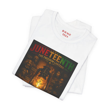 Juneteenth Lantern T-Shirt – "Light Reveals What History Tried to Hide"