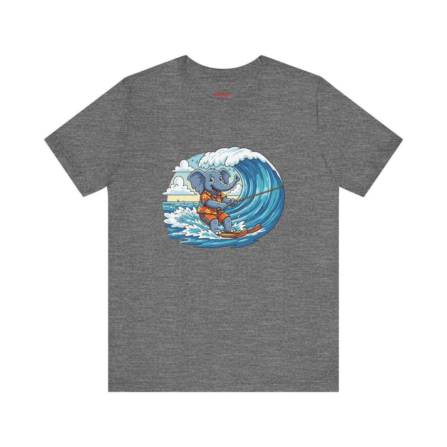 Surfing Elephant Unisex Tee