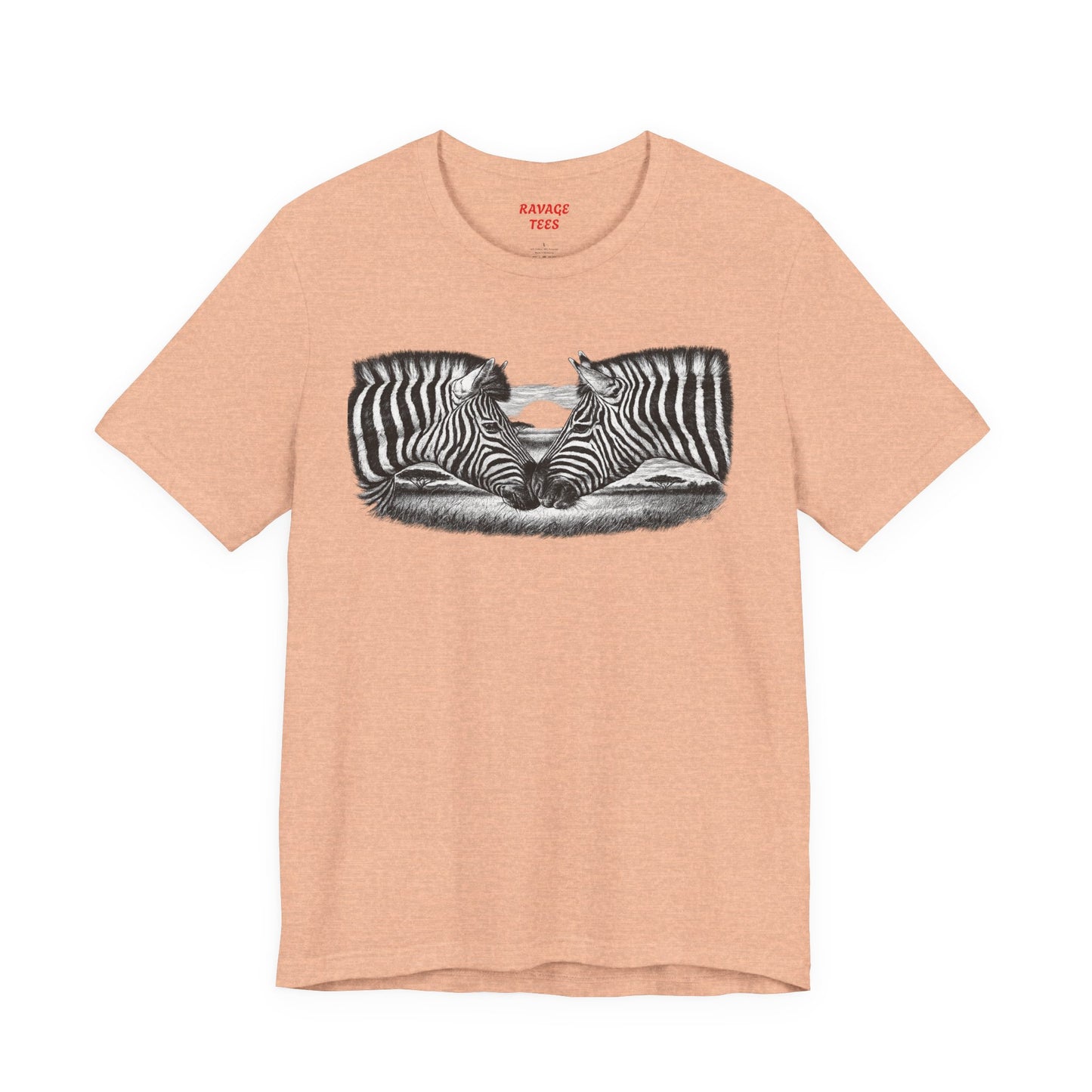 Zebra Heart Tee