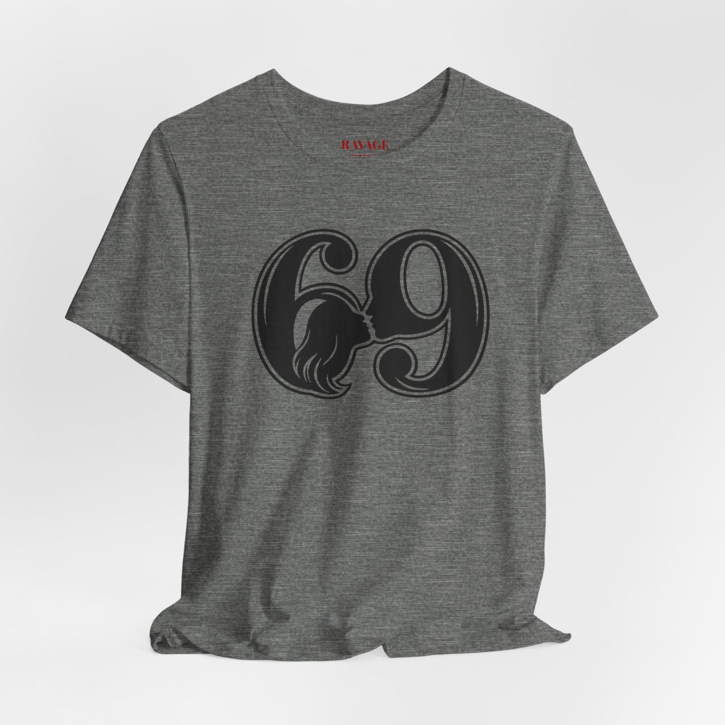69 Retro Swirl Number Tee