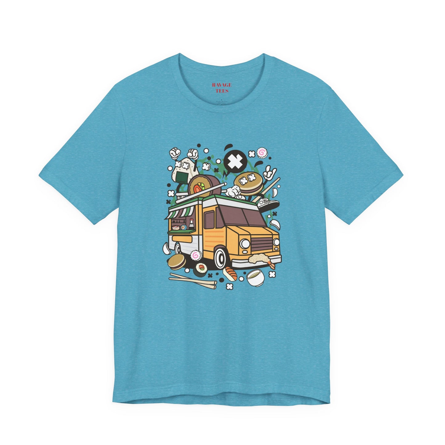 Cute Vintage Street Food Van Tee