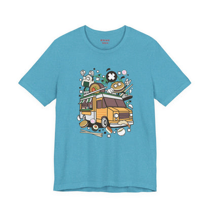 Cute Vintage Street Food Van Tee