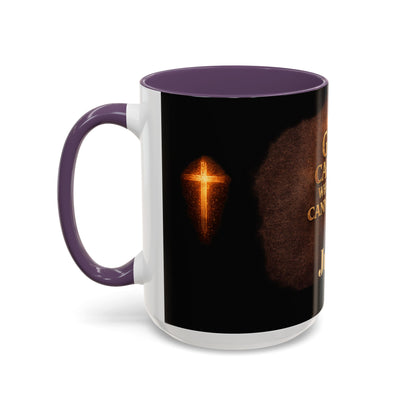 "God Carries What You Cannot Lift" Mug