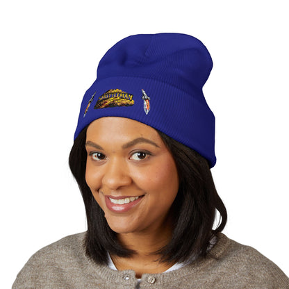 Shutt1eman Embroidered Beanie-- Cuffed Hat