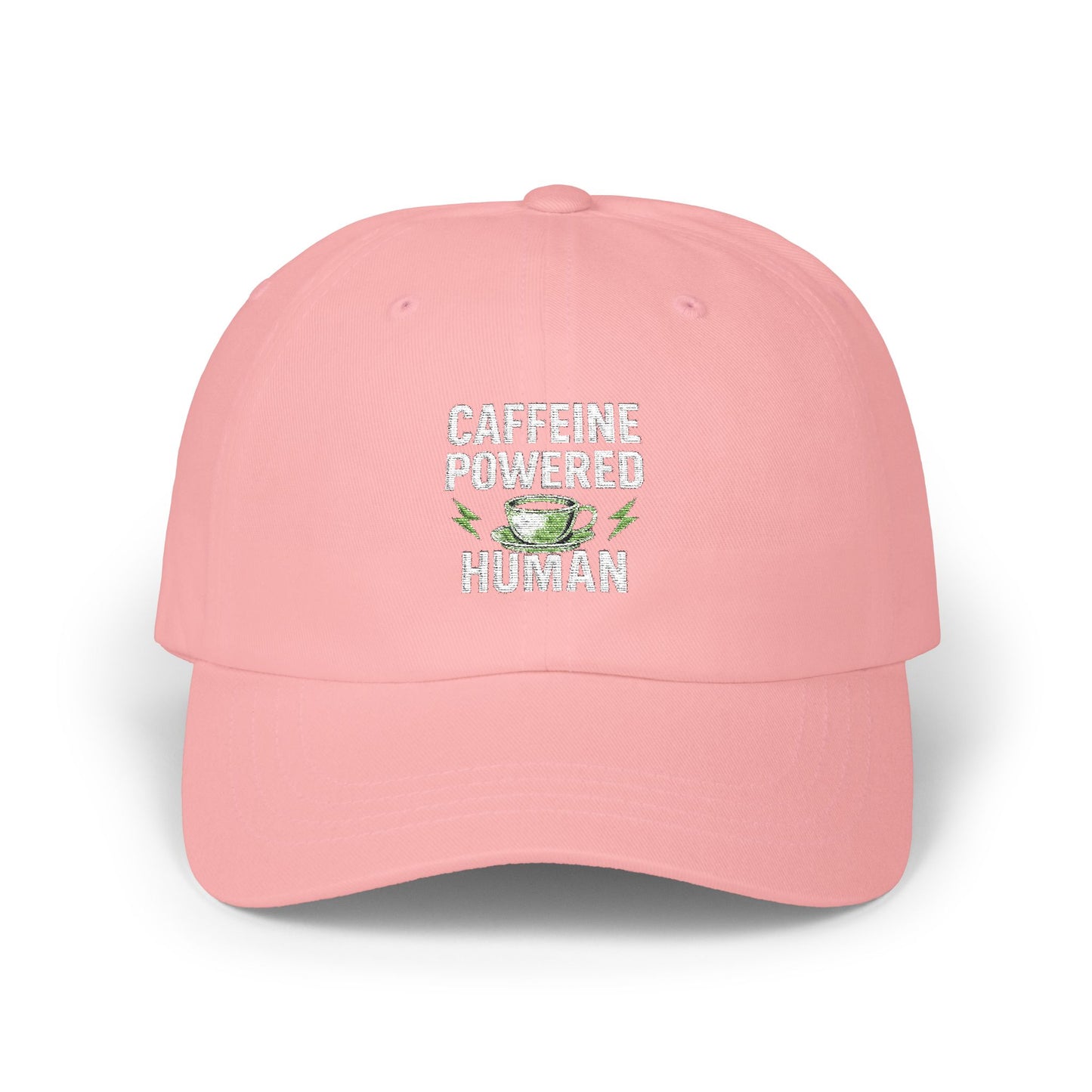 Caffeine Powered Dad Cap | Classic Dad Hat for Coffee Lovers, Perfect Gift for Father's Day, Casual Outings, Everyday Wear, Unisex Hat