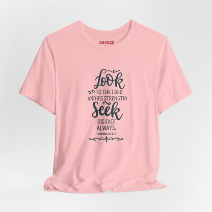 Seek His Guidance Tee: Inspirational Faith Quote Unisex T-Shirt