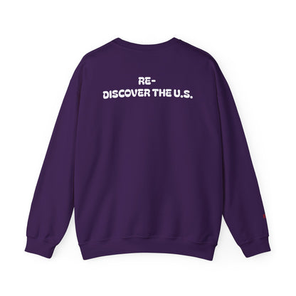 City Map Crewneck Sweatshirt, Cozy Urban Style for Travel Lovers or Travel Enthusiasts