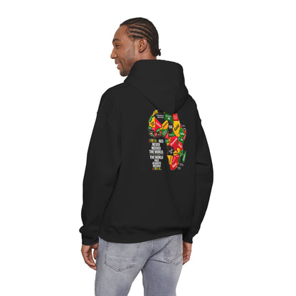 Afrika Map Hoodie – African Pride Pullover Sweatshirt