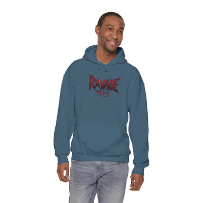 Black Tiger & Rose Graphic Hoodie