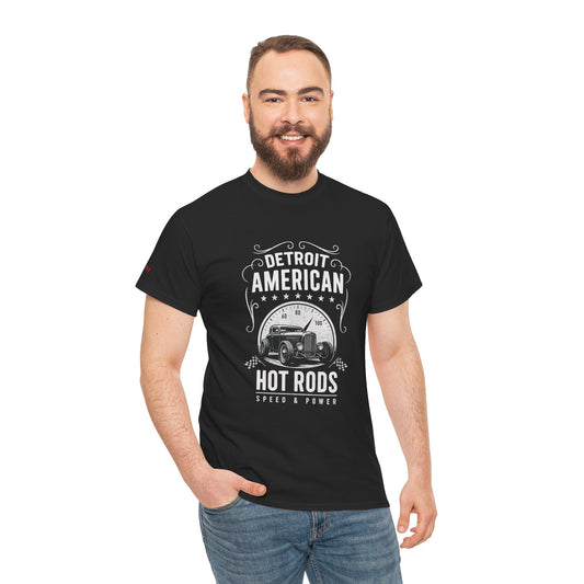Vintage Hot Rod Unisex Heavy Cotton Tee, Classic Car Shirt