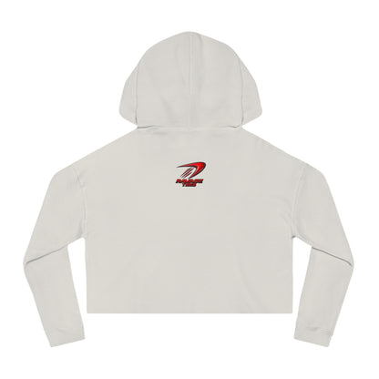 Cropped Hoodie - "Shuttleman Flight" Rocket Graphic