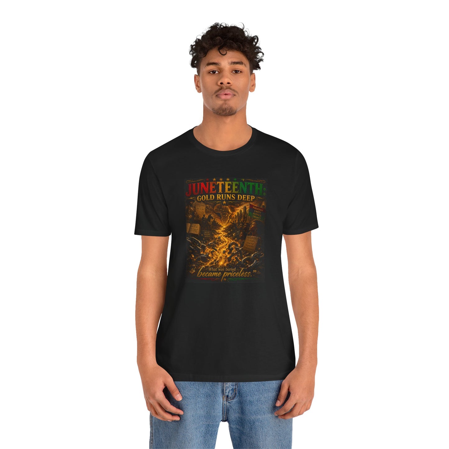 Juneteenth 'Gold Runs Deep' T-Shirt
