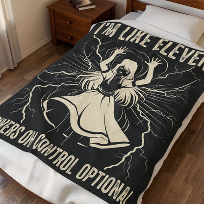 Eleven Powers Velveteen Plush Blanket