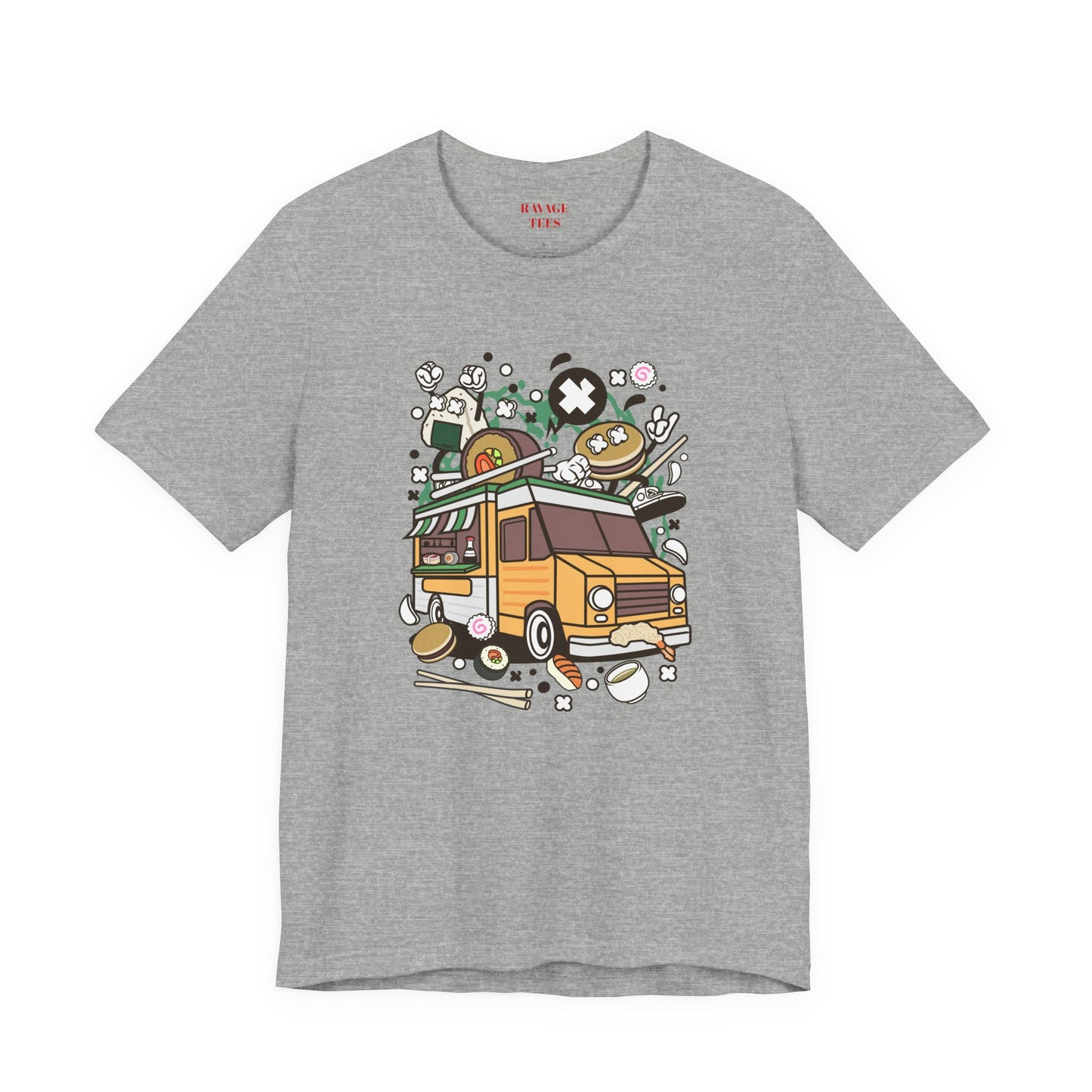 Cute Vintage Street Food Van Tee