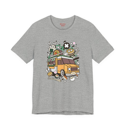 Cute Vintage Street Food Van Tee