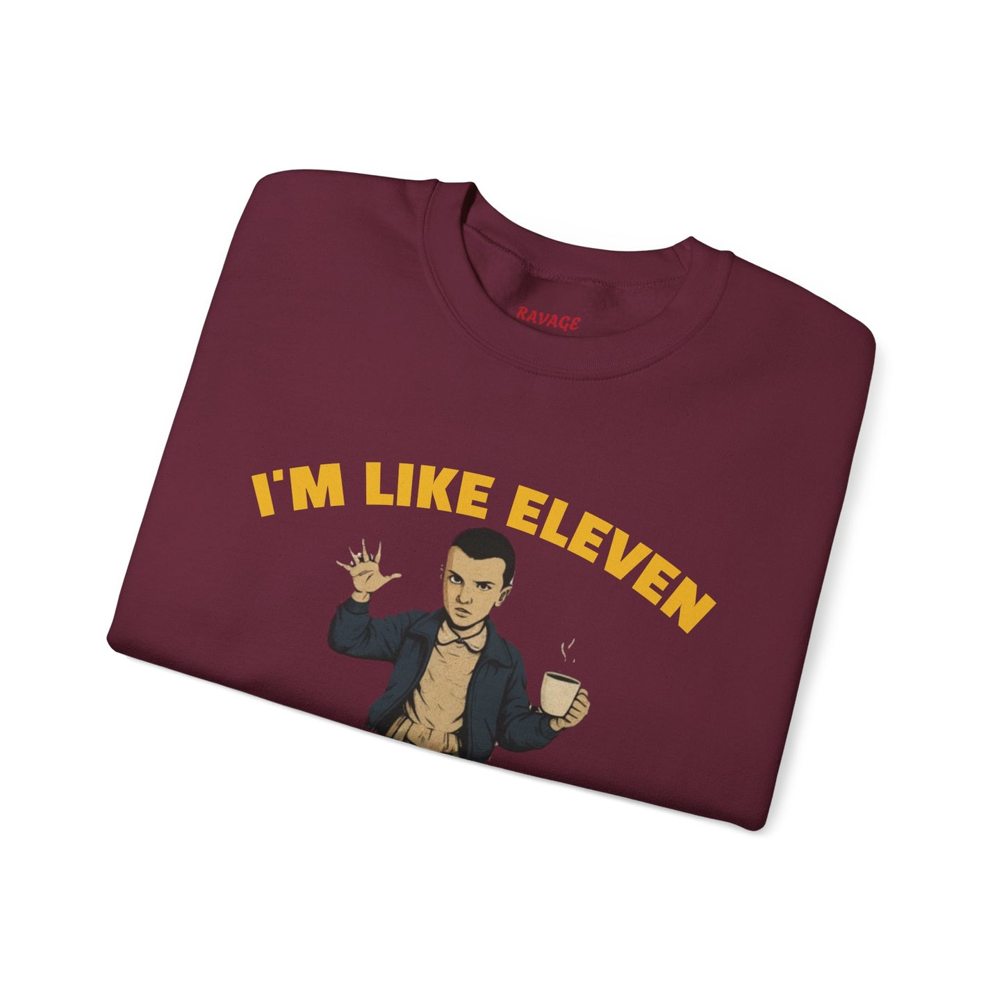 Funny Eleven Crewneck Sweatshirt, Unisex Gift, Gift for Nerds, Birthday Gift, Halloween Costume