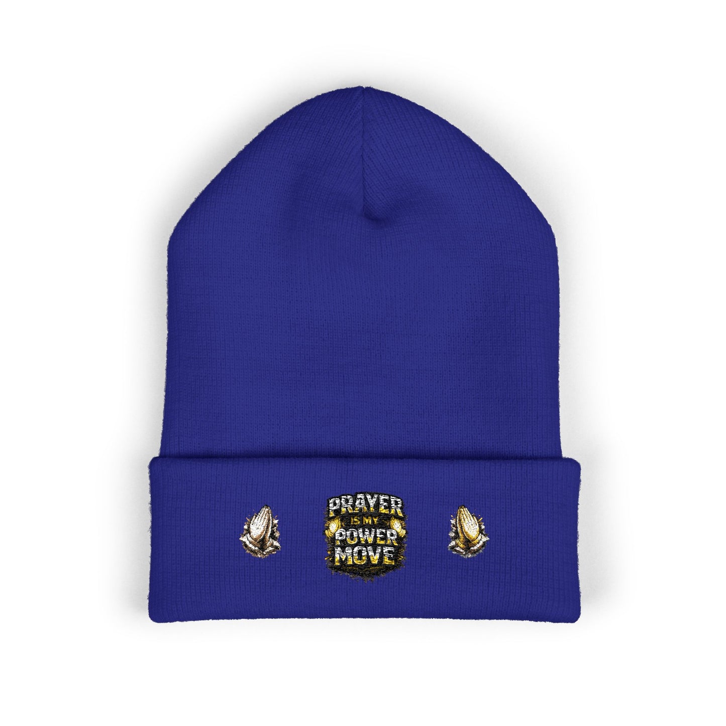 Prayer Power Move Embroidered Beanie