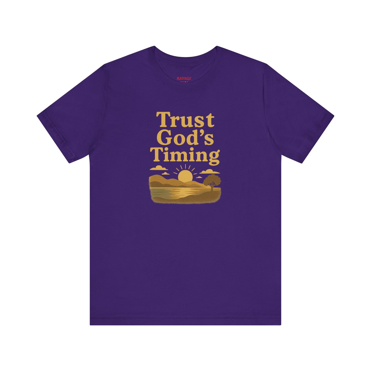Unisex Inspirational Tee - Trust God's Timing, Relaxed Fit T-Shirt, Motivational Shirt for Everyday Wear, Plus Size Available, Gifts [...]