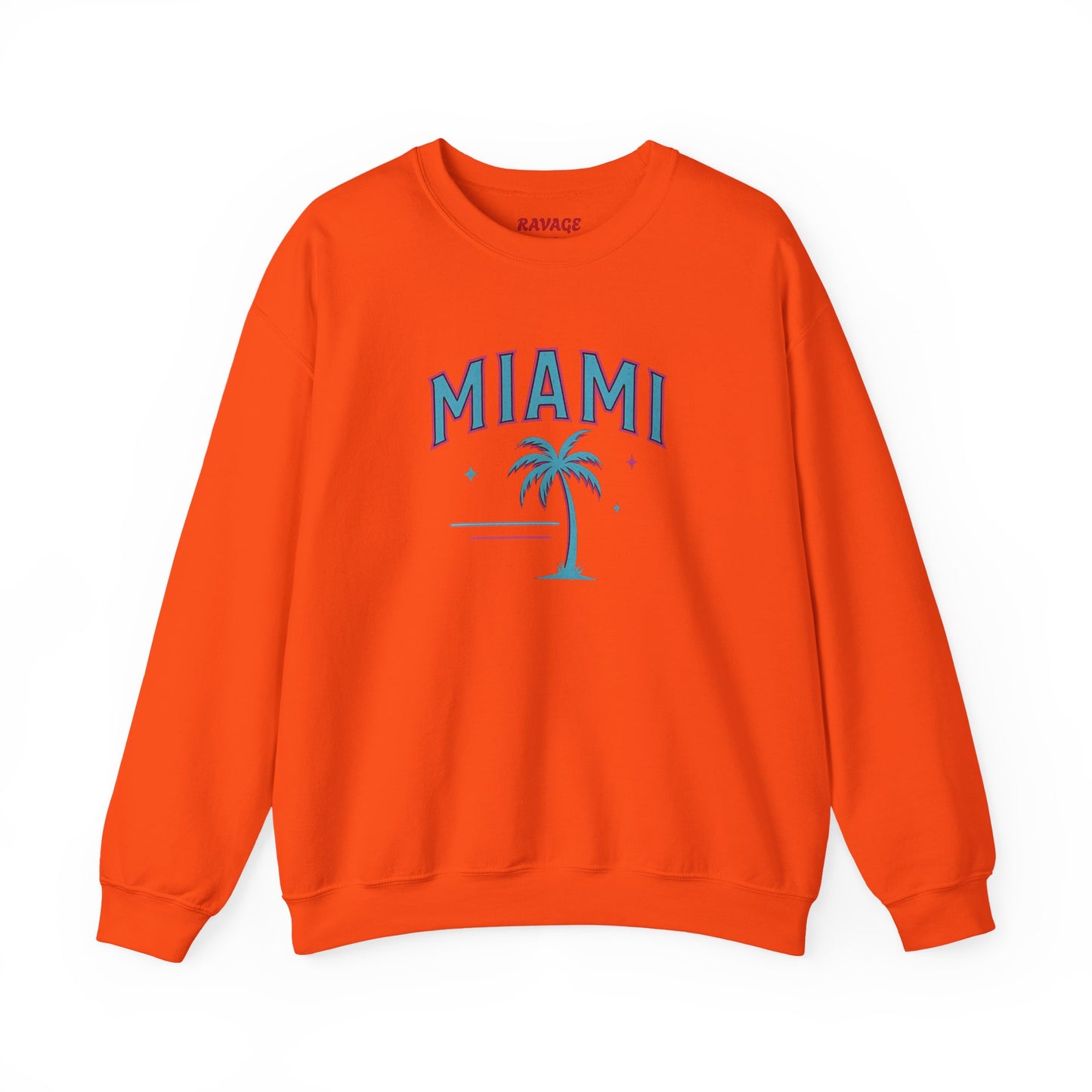 RAVAGE Miami City Vibe Unisex Crewneck Sweatshirt