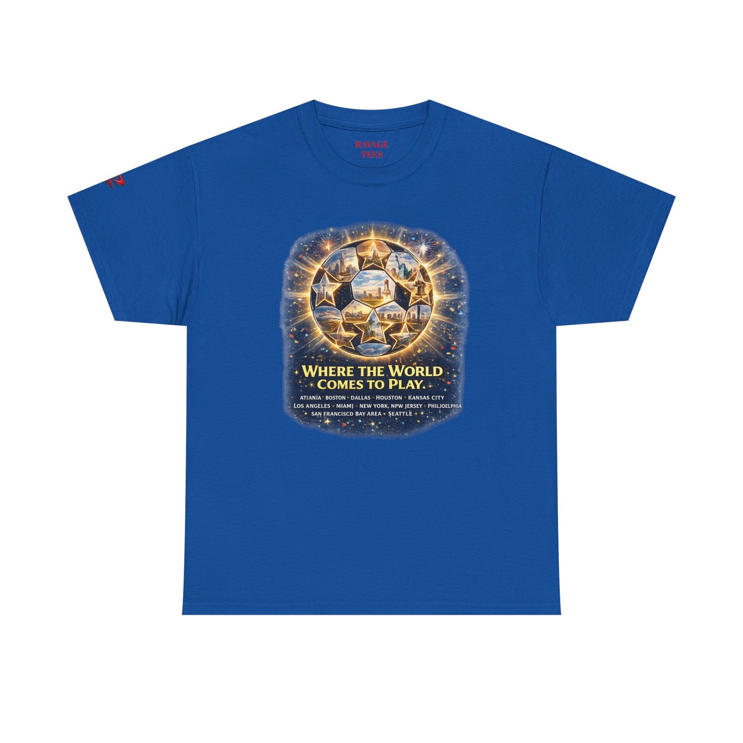 World Cup 2022 T-Shirt — "Where the World Comes to Play"