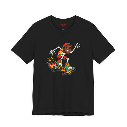 Skateboard Skeleton Tee