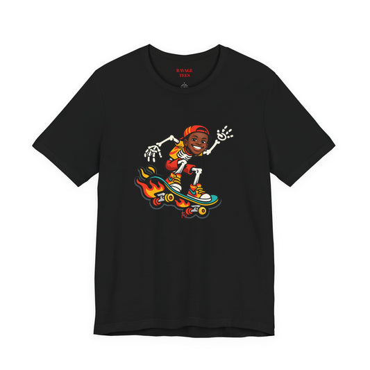 Skateboard Skeleton Tee