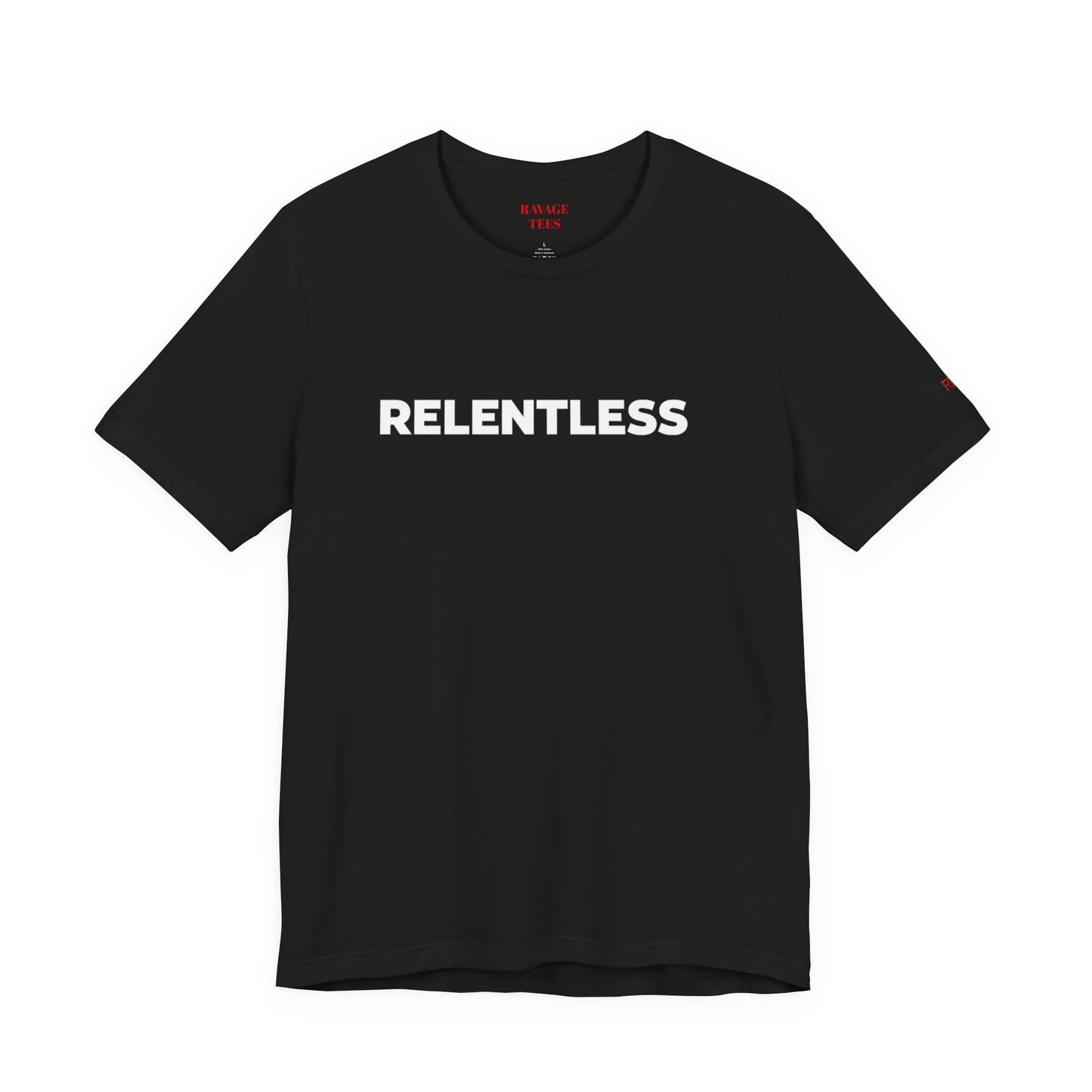 Relentless Graphic Tee — Motivational Athletic T-Shirt