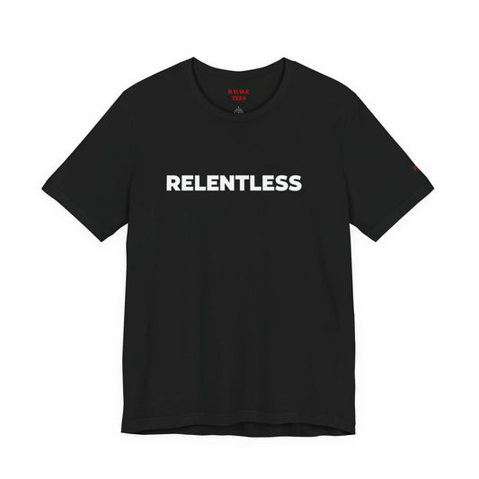 Relentless Graphic Tee — Motivational Athletic T-Shirt