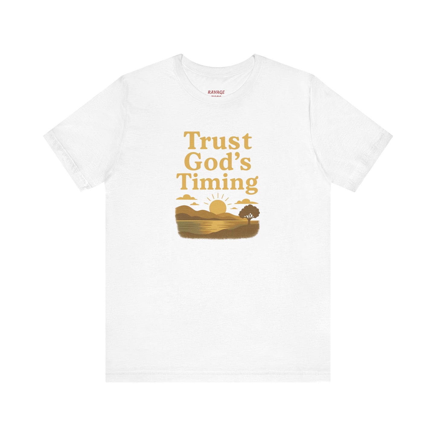 Unisex Inspirational Tee - Trust God's Timing, Relaxed Fit T-Shirt, Motivational Shirt for Everyday Wear, Plus Size Available, Gifts [...]